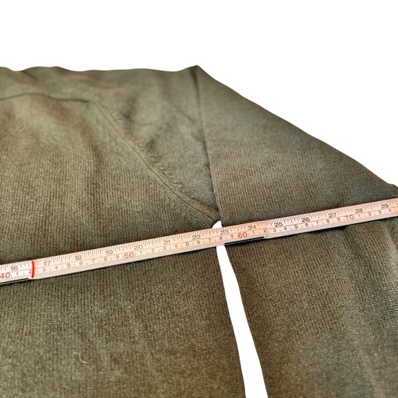 Alan Paine 100% Lambswool V Neck Sweater Loden Green UK 44 Heritage Pullover NWT - Picture 6 of 9